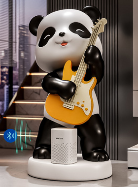 小爱音箱熊猫摆件大号高级感客厅
