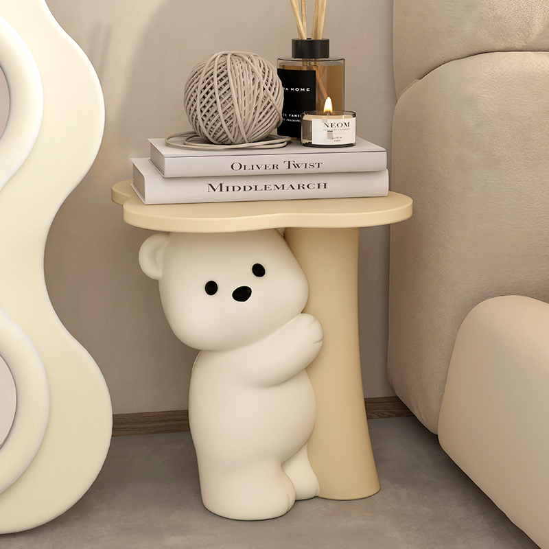 可爱小熊落地摆件客厅大型床头柜