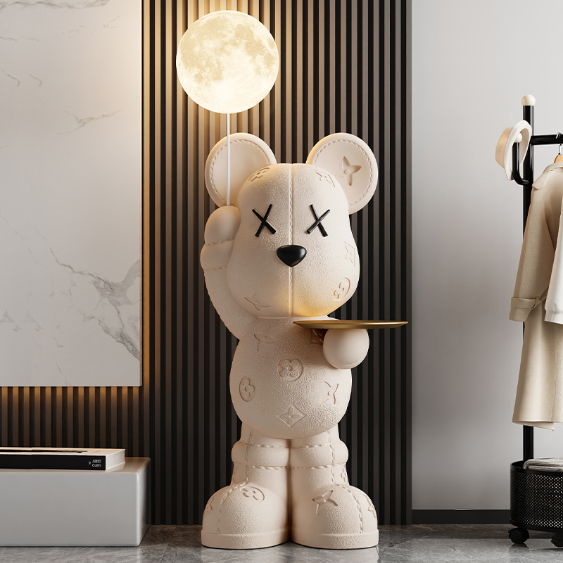 暴力熊存钱罐摆件客厅电视柜旁边