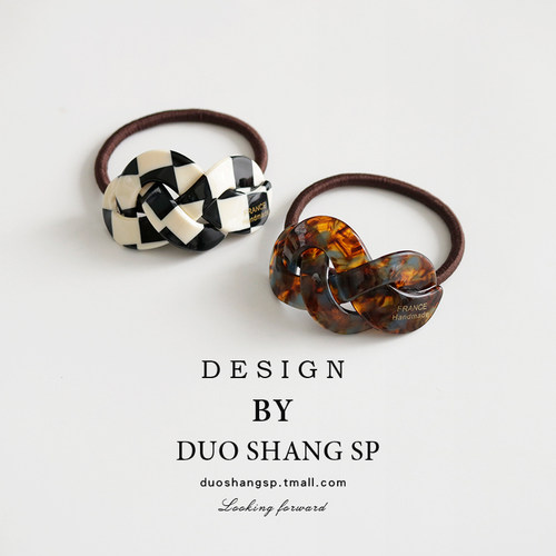 朵尚发绳醋酸板材日韩麻花发圈