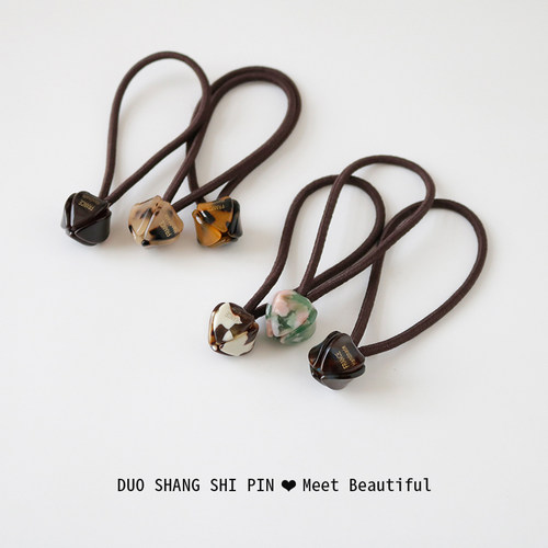 朵尚醋酸花苞发绳日韩郁金香头绳