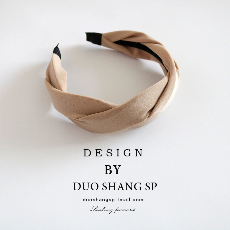 简约麻花发箍百搭宽边头箍发饰