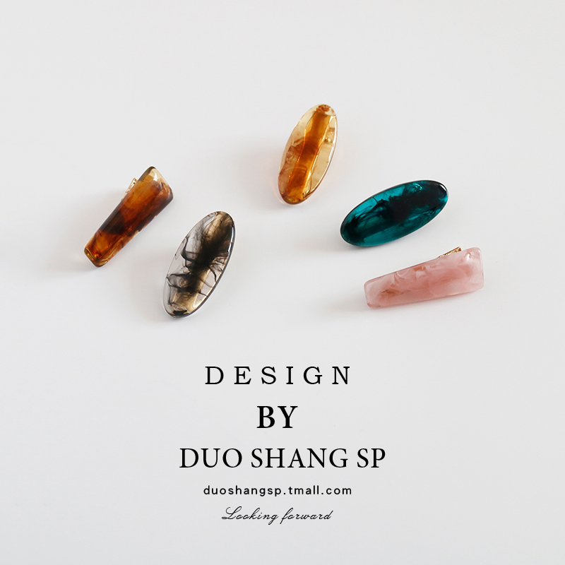 日系鸭嘴夹子简约小号发夹刘海