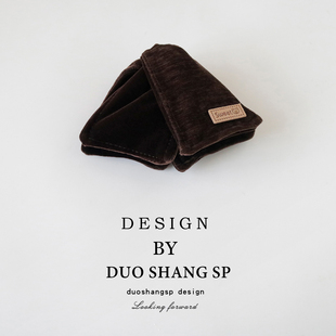 韩国丝绒贝壳三角抓夹女高级感复古甜美饱满后脑勺鲨鱼夹大号发夹