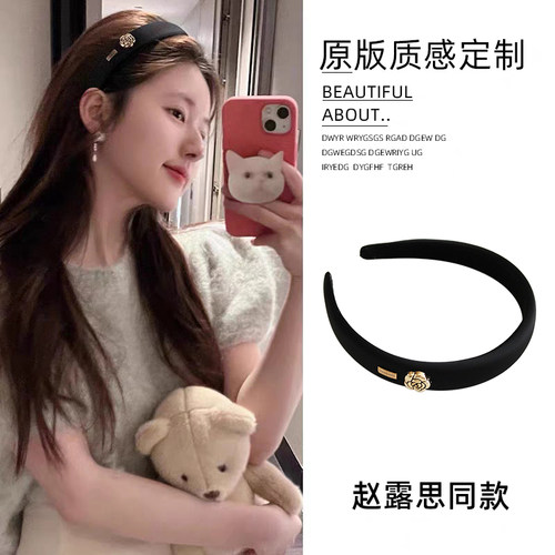 朵尚发箍小香风山茶花发卡春季