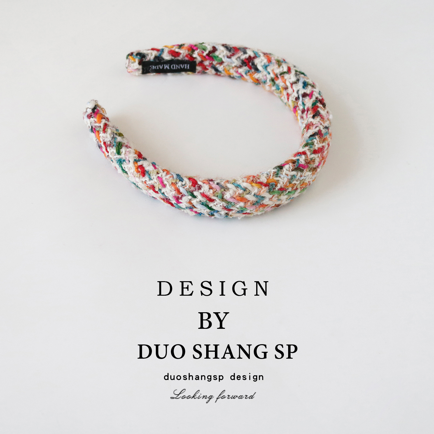 韩国甜美减龄彩色针织发箍女秋冬