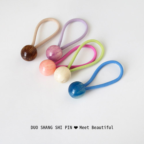 夏季韩国糖果彩色发绳加粗橡皮筋