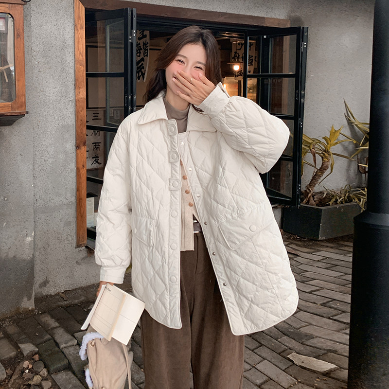 现货！保暖菱格棉服小个子宽松257-58335-P175K258,女装棉衣/棉服,浙宝257