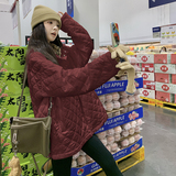 现货足！菱格棉服！小个子宽松版257-58370-P185K268，女装棉衣/棉服，浙宝257