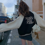 25秋档口现货！！刺绣撞色棒球服257-58251-P145K198，女装短外套，浙宝257