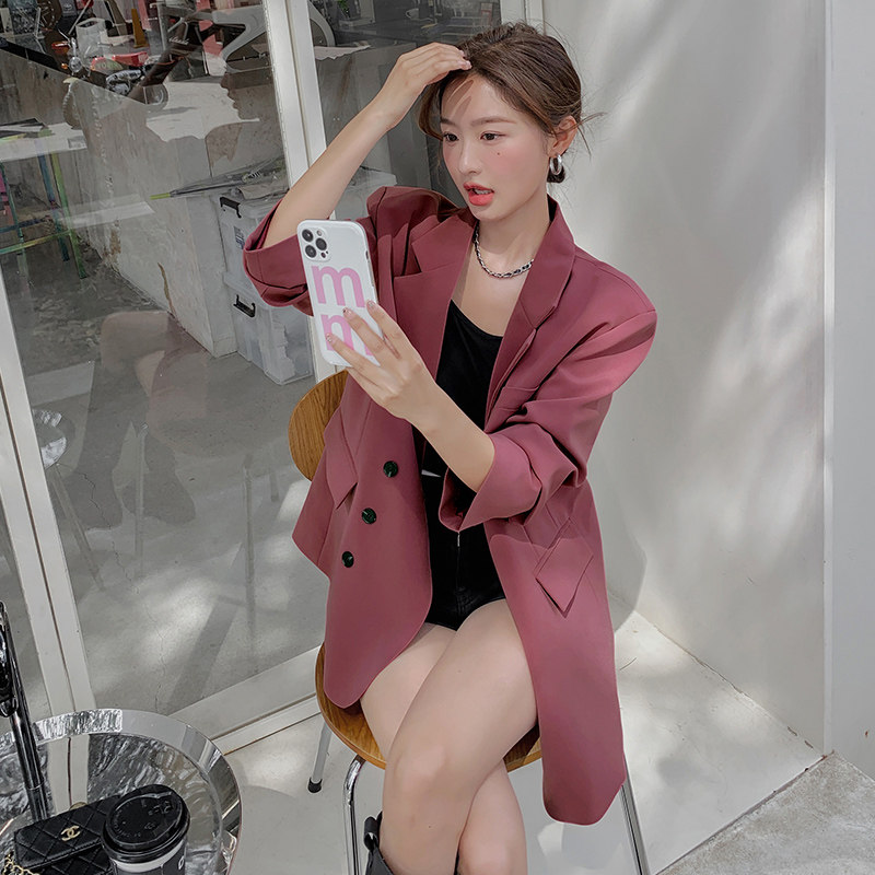 已出货！！主推款！！高品质韩版斜门襟西装外套P115K168,女装西装,浙宝257