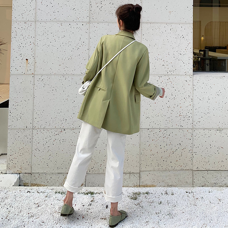 2022春款新不起球主推西装款宽松oversized西装外套P115K168,女装西装,浙宝257