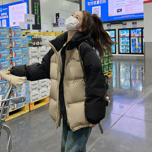 出货中小个子拼接撞色经典款棉衣257-58311-P175K268