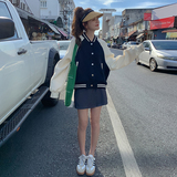 25秋档口现货！！刺绣撞色棒球服257-58251-P145K198，女装短外套，浙宝257