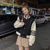 25秋现货！袖子撞色棒球服257-58275-P135K188，女装短外套，浙宝257