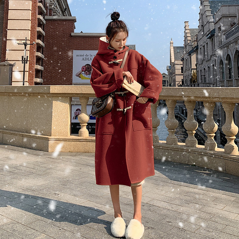 【双12主推】退货率低高转化加加厚牛角扣呢大衣P175K248,女装毛呢外套,浙宝257