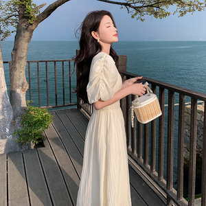 已出货！新加粉色仙仙的长款连衣裙257-58271-P115K168图片
