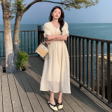 已出货！新加粉色仙仙的长款连衣裙257-58271-P115K168，女装连衣裙，浙宝257