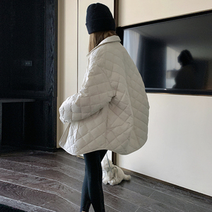 ！现货上款就卖！保暖菱格棉服小个子宽松257-58335-P175K258图片