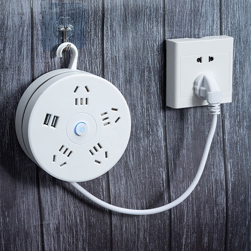 【绕线收纳】进口插座转换器USB