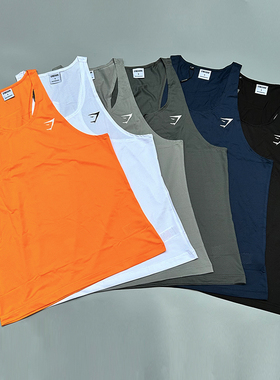 arrival速干背心男细带工字T恤宽松跑步透气Gymshark肌肉鲨鱼运动