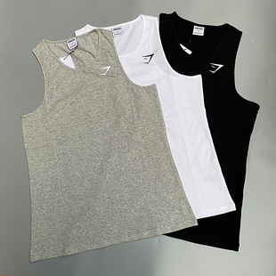 健身背心男棉质修身critical坎肩圆领无袖上衣夏季透气弹力训练t