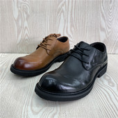 清仓处理2023春季 休闲商务低帮鞋 新款 系带个性 真皮男鞋 工厂断码