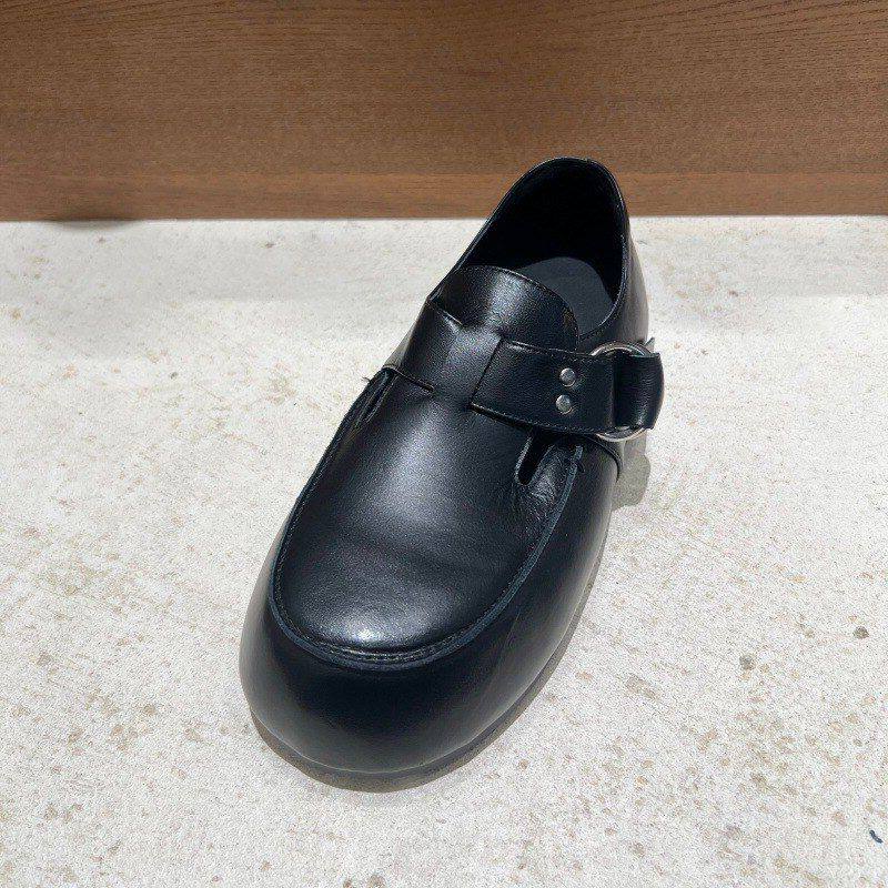 厚底复古勃肯鞋新款全包增高头层牛皮春季大头2026女懒人单鞋春秋