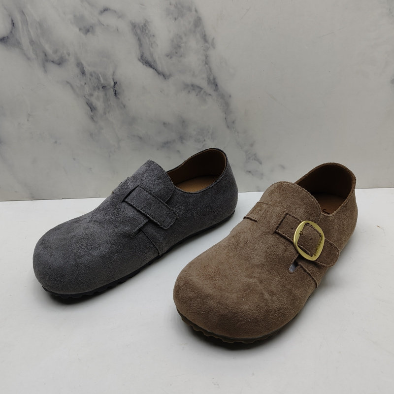 断码处理春季新款女鞋平底复古勃肯鞋时尚圆头套脚简约气质女单鞋,女鞋,深口单鞋,淘宝优惠券,粉丝福利购,淘宝优惠卷