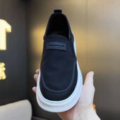 男士 软面子男鞋 透气软底乐福鞋 一运动脚蹬休闲板鞋 套脚老北京布鞋