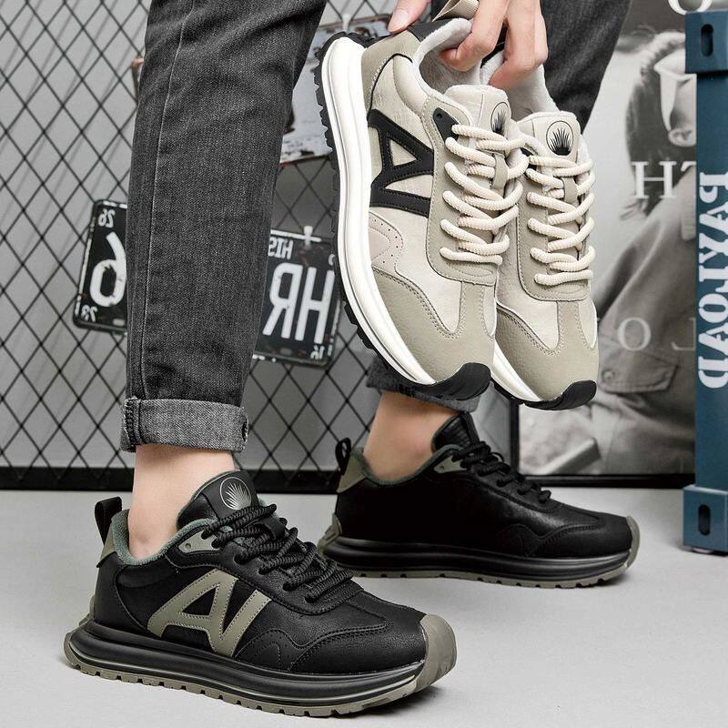 男款新款透气轻便鞋子男鞋2025防臭夏季网面软底黑色运动