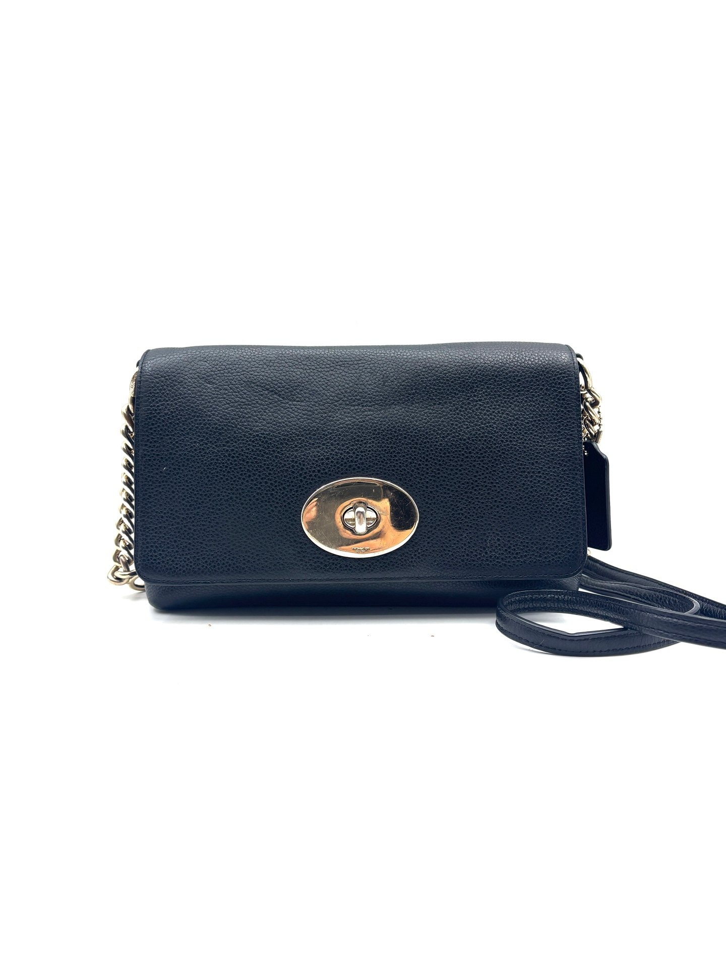 COACH蔻驰 23 金属配件翻盖开合单肩斜挎包 97新 18952467,箱包皮具/热销女包/男包,二奢女士包,淘宝优惠券,粉丝福利购,淘宝优惠卷