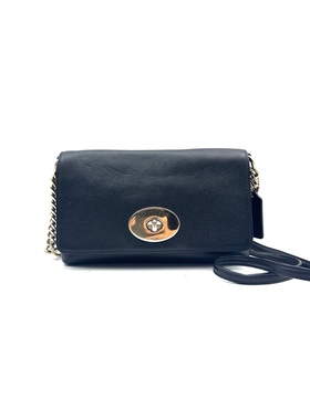 COACH蔻驰 23 金属配件翻盖开合单肩斜挎包 97新 18952467