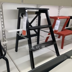 苏州IKEA宜家贝卡姆梯子3步家用可折叠活动梯踏脚换鞋凳登高梯