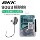 Рыболовные крючки BKK double back thorn 9063, насадочные крючки с микроприводом, тонкие крючки с микроприводом, мягкий червячный окунь с Т-образным хвостом, рыба-мандарин, изогнутый рот mini 0