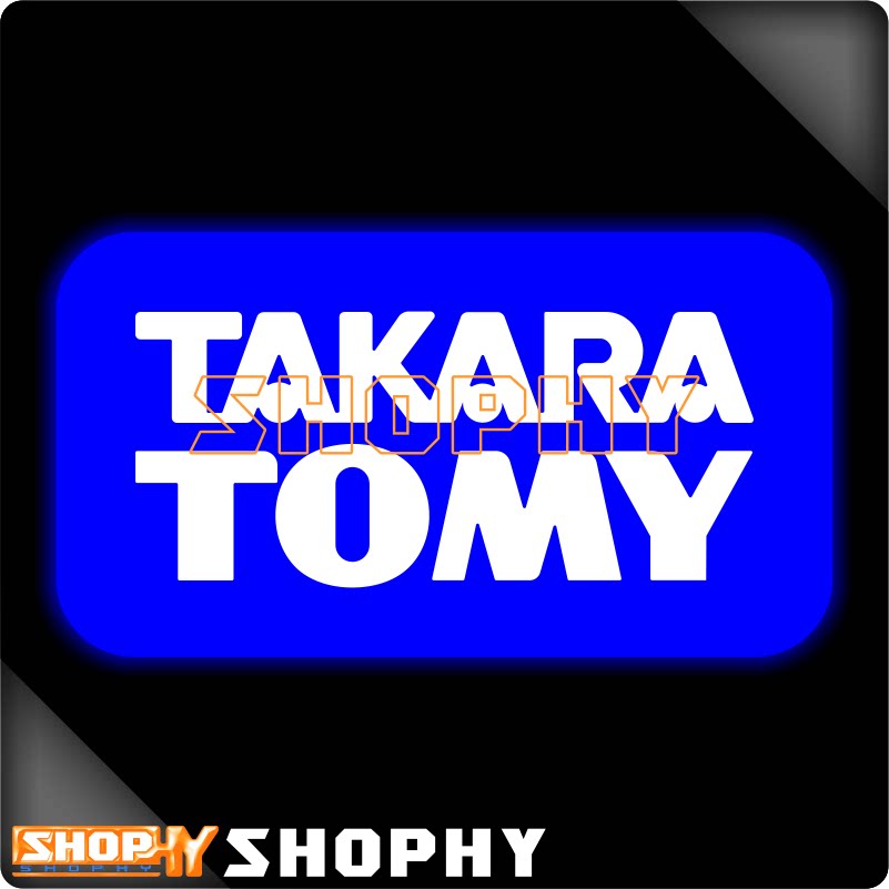 多美卡tomy玩具模型个性七彩镭射金属色反光荧光警示摩托汽车贴纸