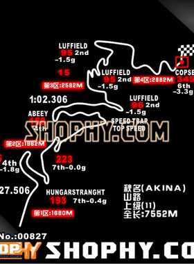 3m头文字d赛道反光贴包邮