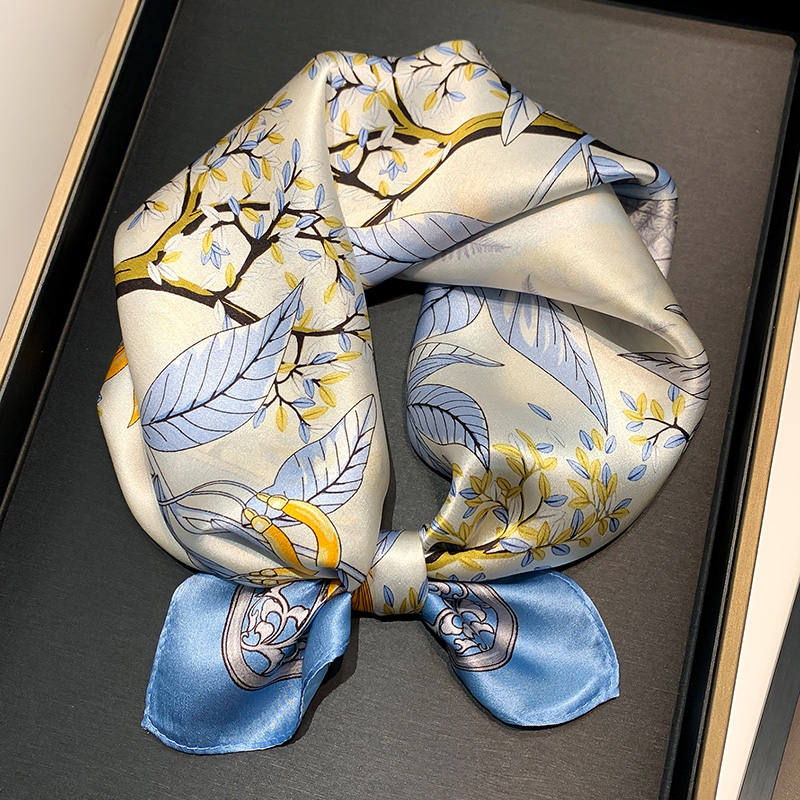 53cm洋气春秋薄款韩版西装丝巾