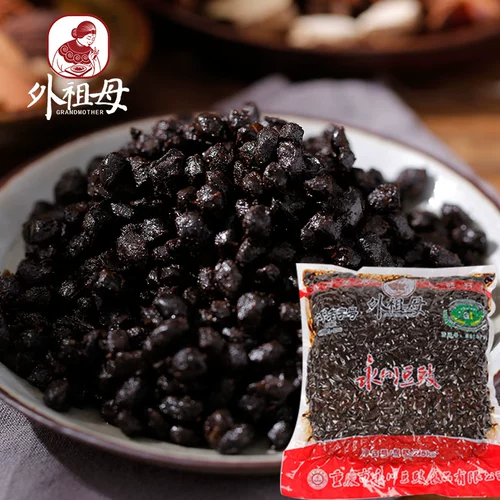 外祖母 Yongchuan Tempeh 5 Catties of Original Food and Beverage Big Cackaging Sauce Sauce Sauce, Чунцинг Старые гуси, фасоль фасоли, бобовые бобы, приправа с сичуанской кухней