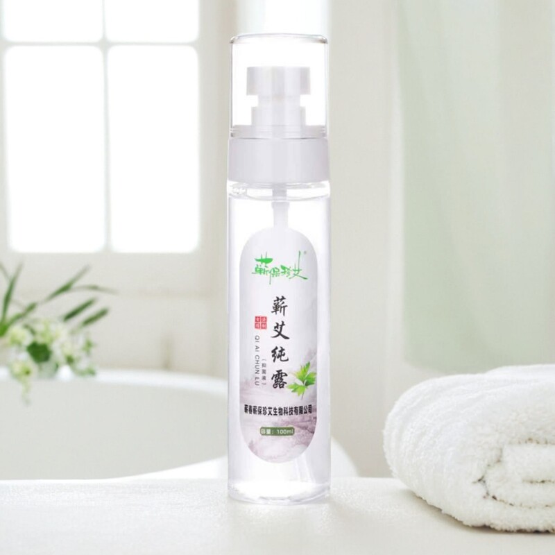 蕲艾纯露纯净艾叶蒸馏萃取艾草纯露纯天然蕲春蕲艾纯露自用100ml