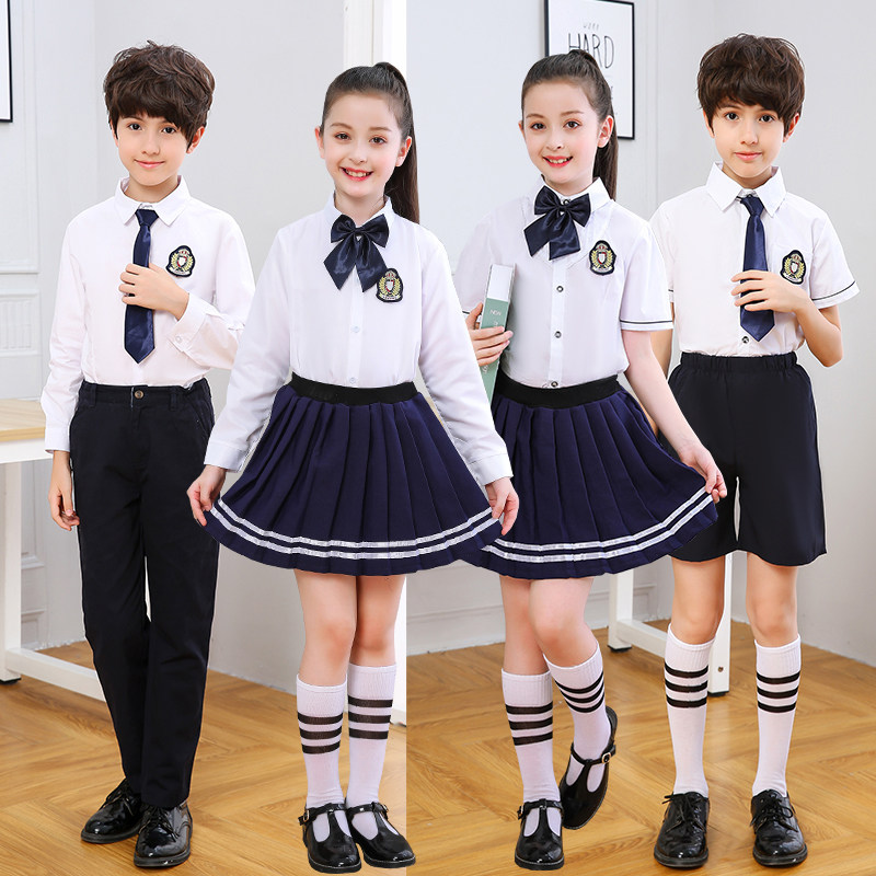 中小学生大合唱表演服装儿童诗朗诵演出服歌咏比赛校服班服毕业照
