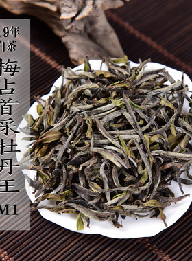 六年陈 2019年首采梅占白牡丹王M1 陈香花果蜜香兰花香政和白茶