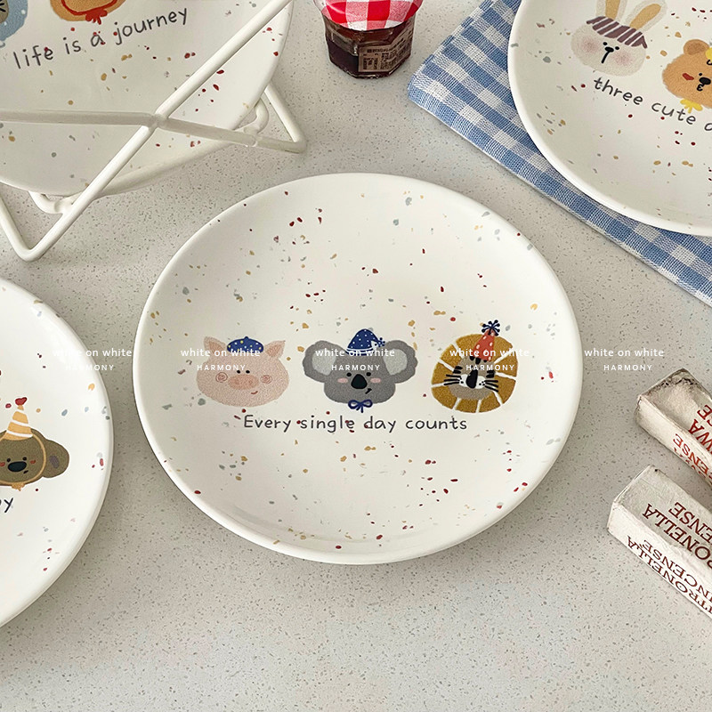 精致可爱高颜值陶瓷甜品盘