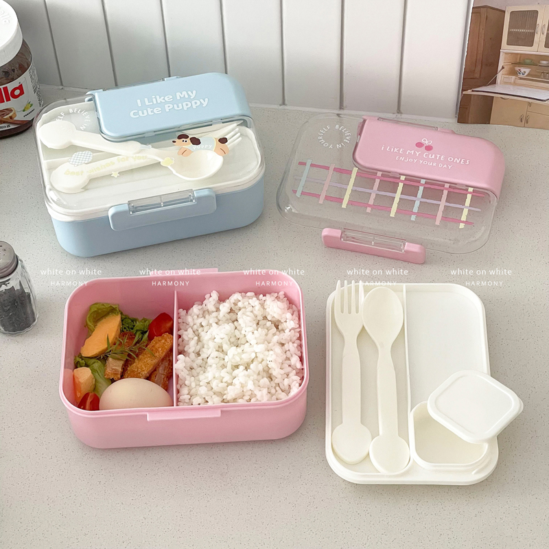 饭盒便当盒轻食水果盒上班族盒饭分格餐盒学生专用儿童午餐便当盒