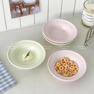 可爱蘸料碟高级感茶点小碟子精致陶瓷调料碟家用4寸味碟酱油醋碟