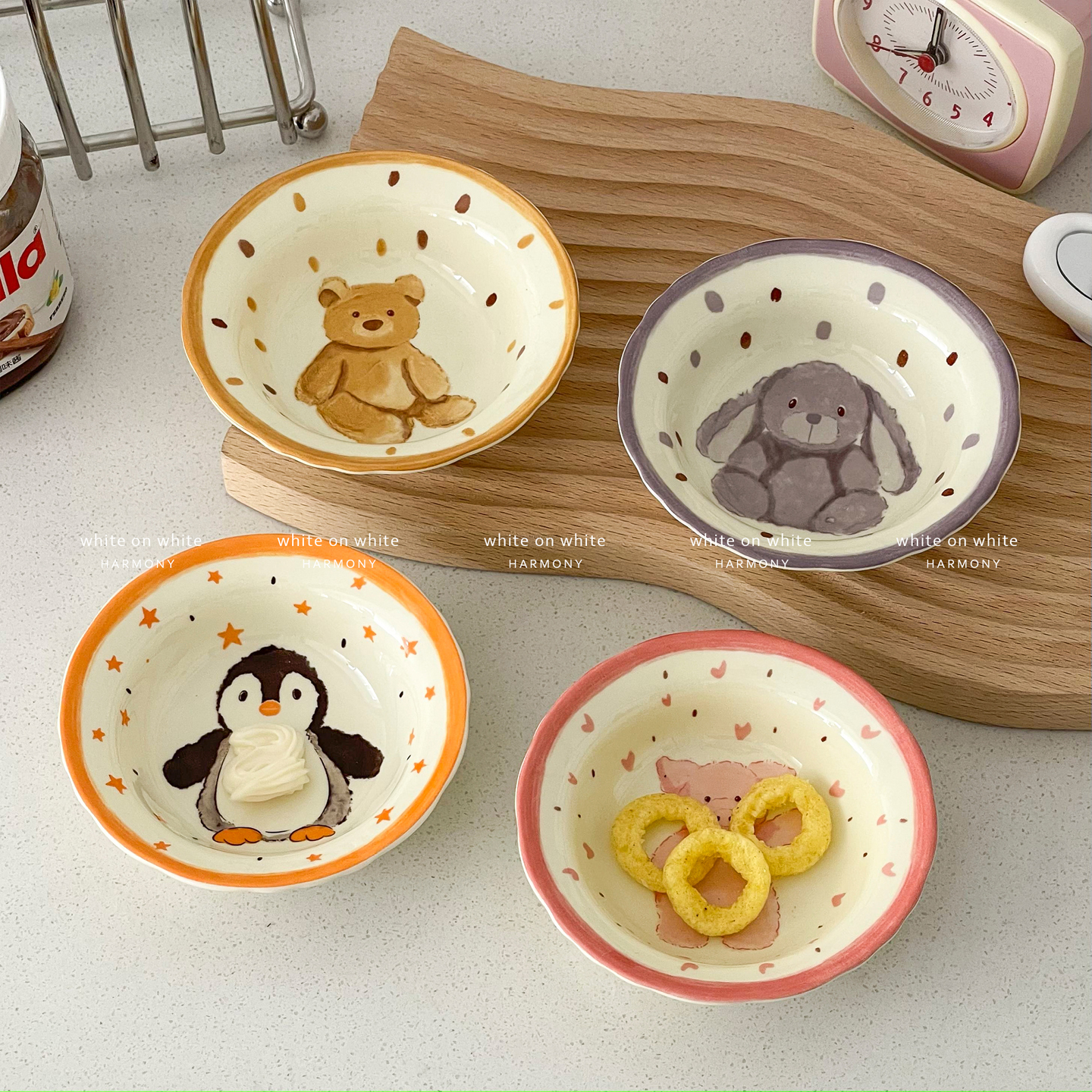 可爱精致家用陶瓷小碟子