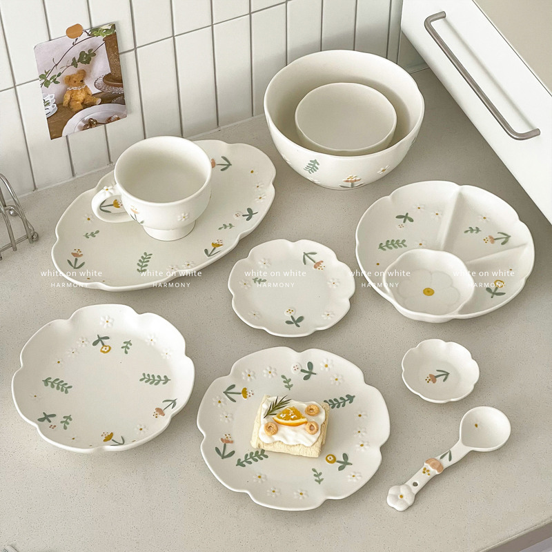 ins可爱陶瓷蛋糕甜品盘