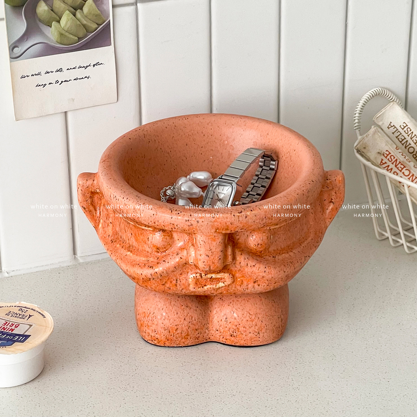 轻奢高级感陶瓷收纳摆件