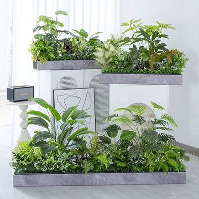 仿真绿植造景组合花槽花箱假花