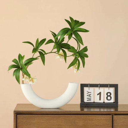 仿真绿植桌面摆件假花禅意小型盆栽植物盆景造景客厅书房玄关